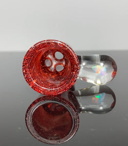 18mm Red Blizzard with 3-Hole Screen and Opal